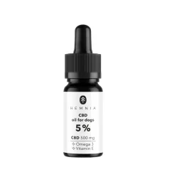 CBD-olie til hunde - 5 % CBD, 500 mg, 10 ml