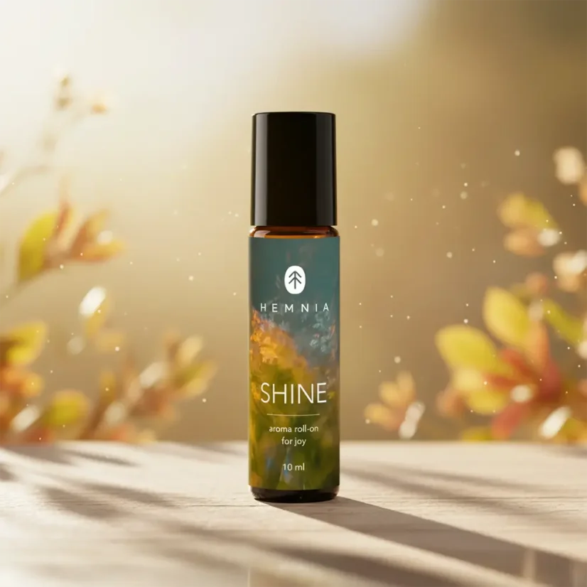 SHINE: Přírodní aroma roll-on pro radost, 10 ml