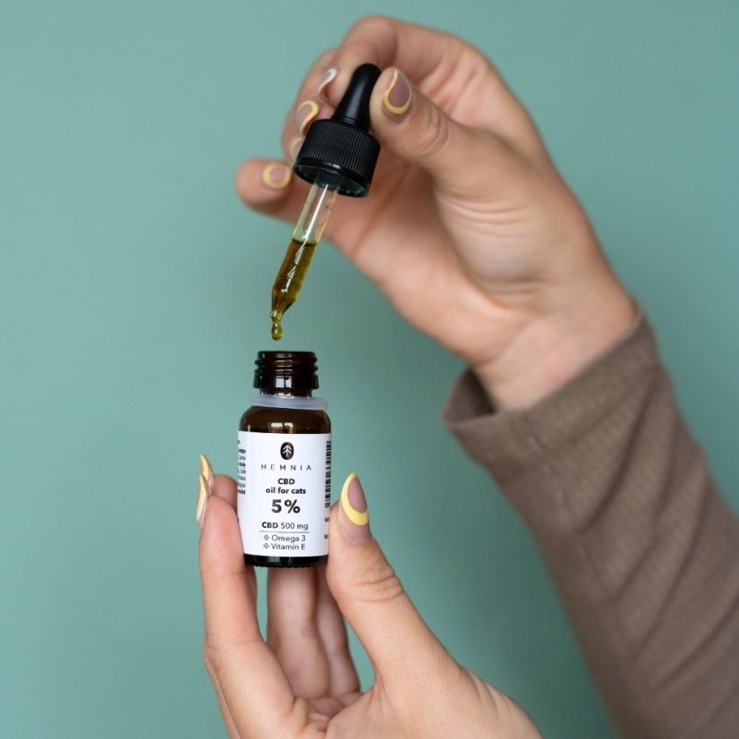 CBD-öljy kissoille - 5 % CBD, 500 mg, 10 ml