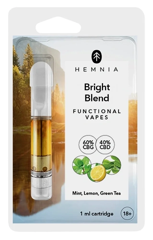 Awakening - Cartridge, CBG, CBD, lemon, mint, green tea, 1 ml | Hemnia