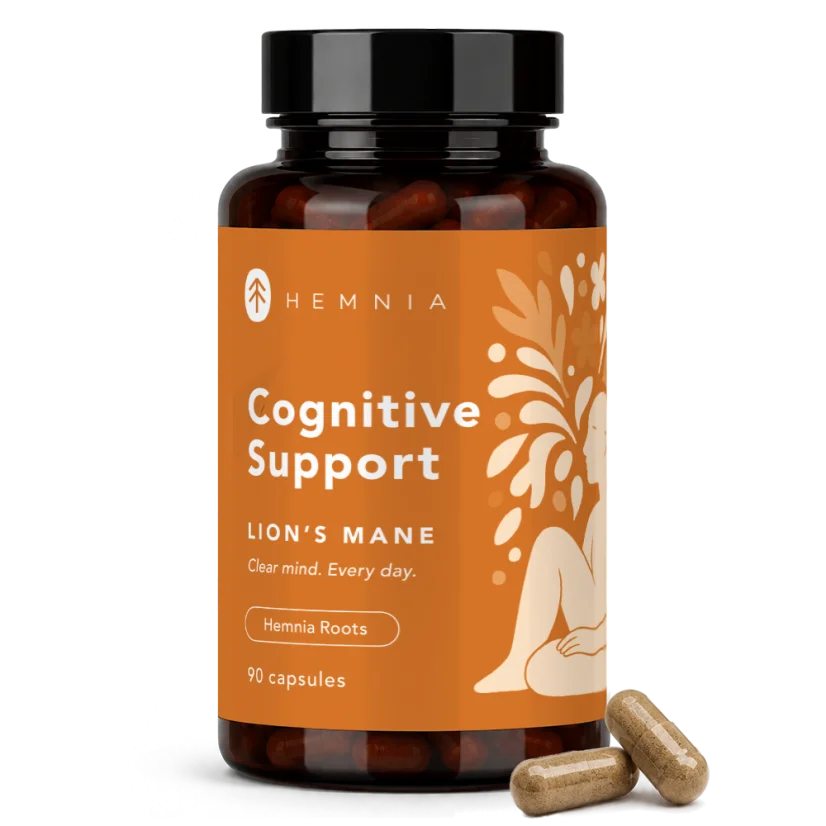 Hemnia Lion’s Mane Capsules 90 x 500mg
