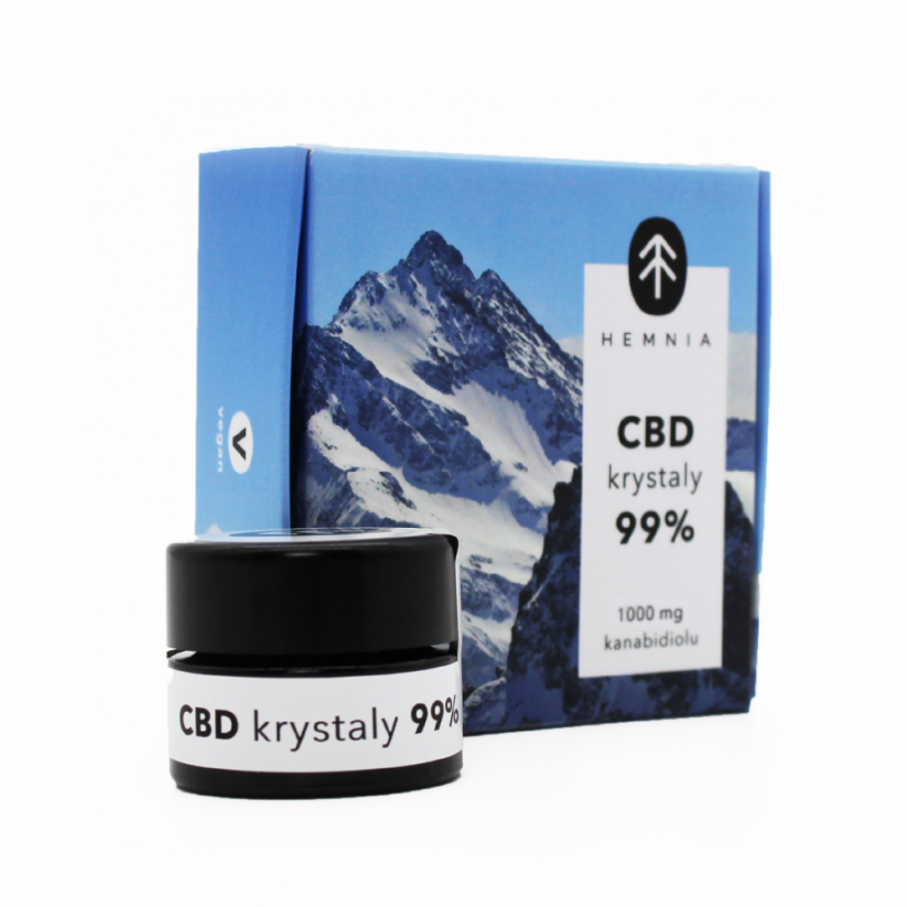 CBD kristali 99 %, 1000 mg