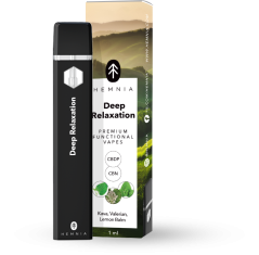 Deep Relaxation - Premium Functional CBDP and CBN Vape Pen, Kava, Valerian, Lemon Balm, 1ml