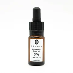 Good Night's Sleep Hampolie 5%, 500 mg CBN, 250 mg CBD, 10 ml
