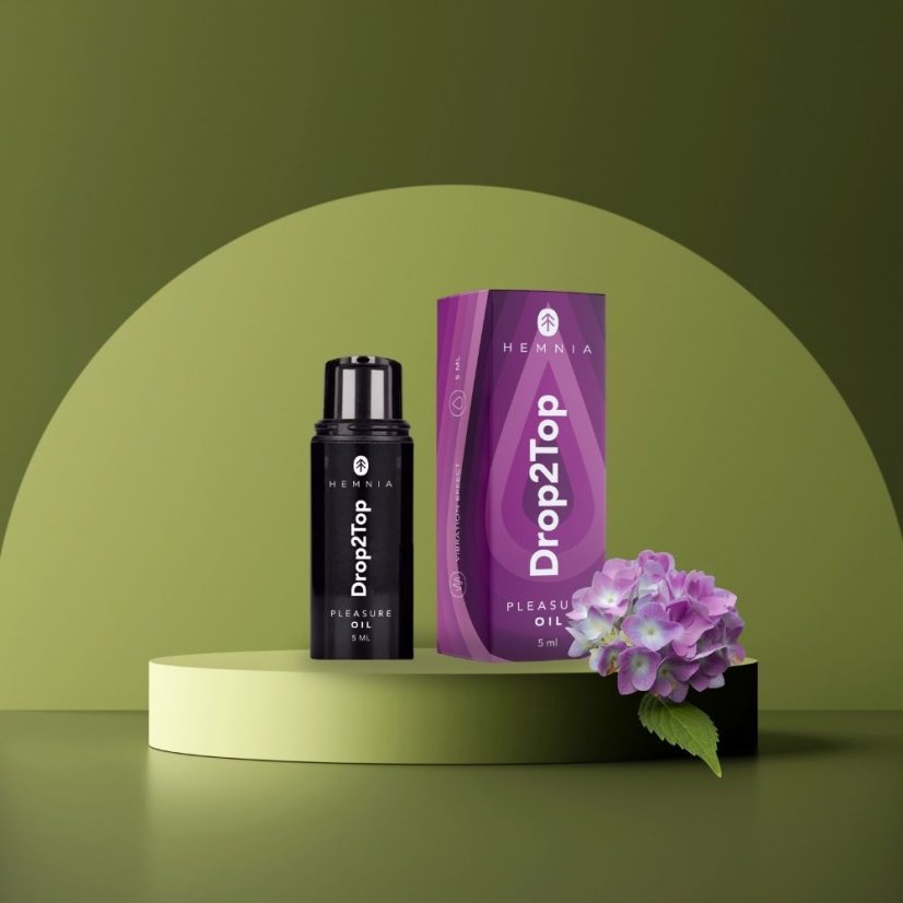 Drop2Top - genotsolie met vibratie, 5 ml