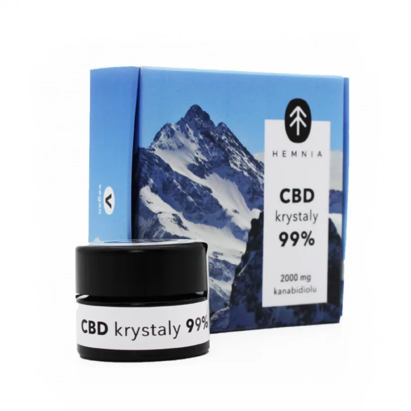 CBD kristalai 99 %, 2000 mg