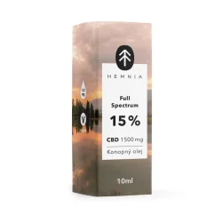 Full Spectrum  CBD kanapiu aliejus 15%, 1500 mg, 10 ml