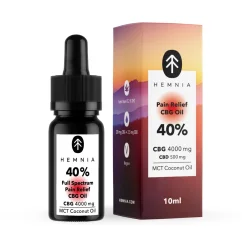 Ulei CBG pentru ameliorarea completă a durerii - 40% CBG, 5% CBD, 4000 mg, 10 ml