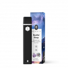 Restful Sleep - Premium funktsionaalne Vape Pen 40% CBD, 60% CBN, Lavendel, Passionflower, 1 ml