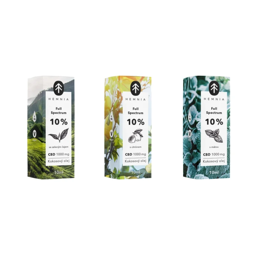 Huiles de CBD aromatisées 3-en-1, 3000 mg