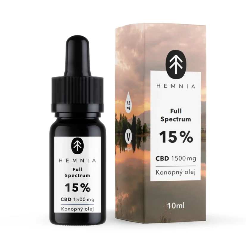 Full Spectrum CBD hampaolja 15%, 1500 mg, 10 ml