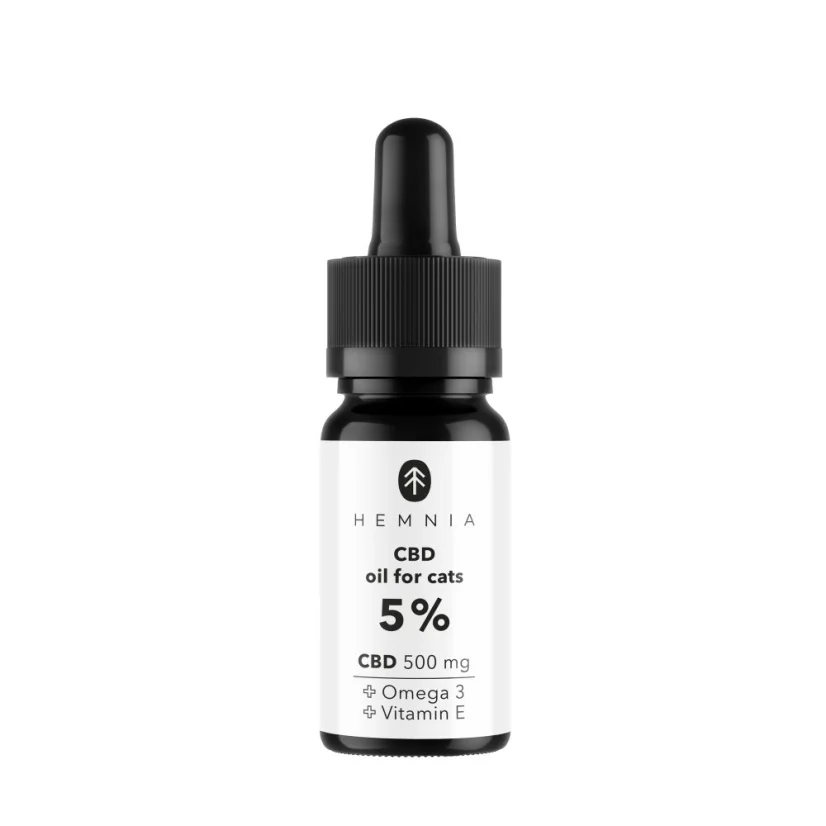 Olio di CBD per gatti - 5 % CBD, 500 mg, 10 ml