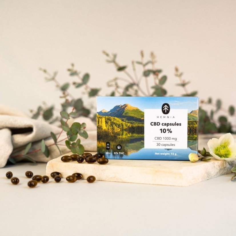 Κάψουλες CBD 10%, 1000 mg, 30 τεμάχια