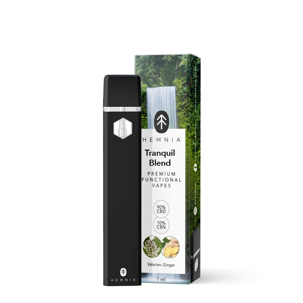 Relief - Premium Functional CBD and CBN Vape Pen, valerian, ginger