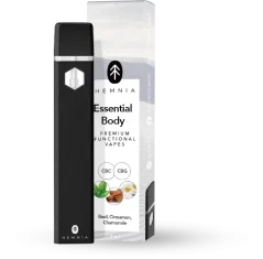 Body Protection - Caneta Vape CBC e CBG Funcional Premium, manjericão, canela, camomila 1 m