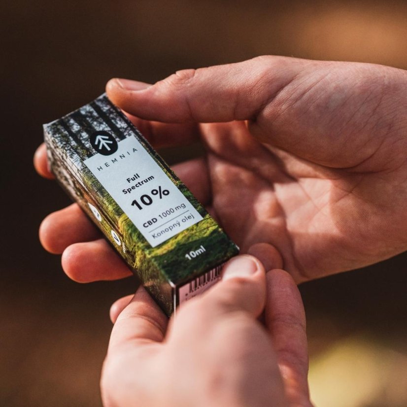 Full Spectrum CBD hemp oil 10%, 1000 mg, 10 ml