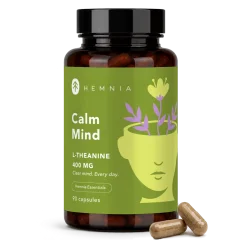 Hemnia Calm Mind, L-теанін, 90 капсул по 400 мг
