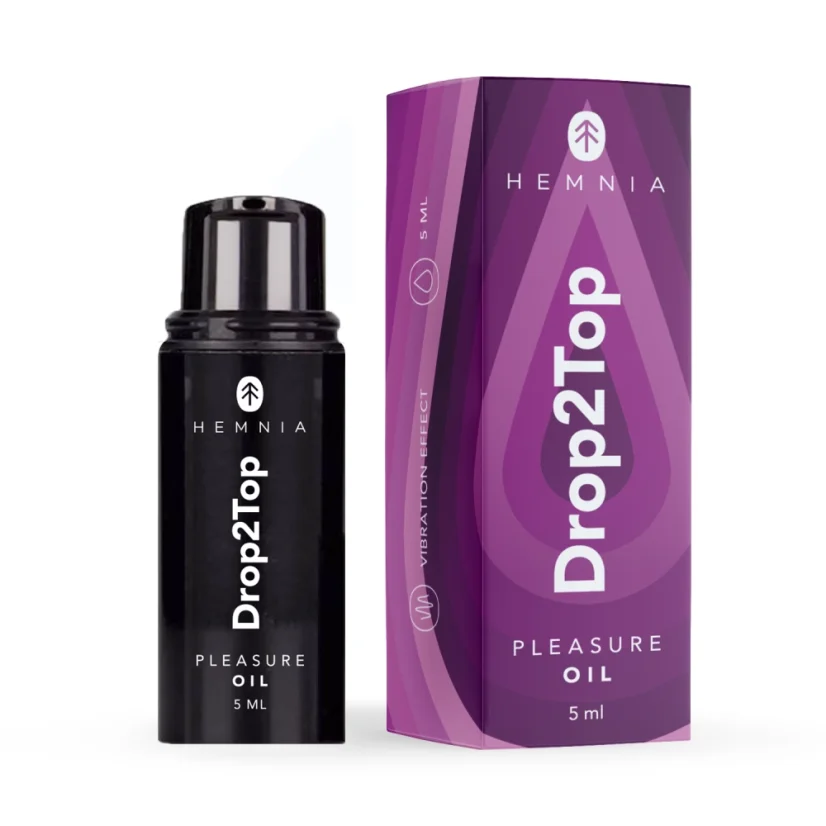 Drop2Top - genotsolie met vibratie, 5 ml