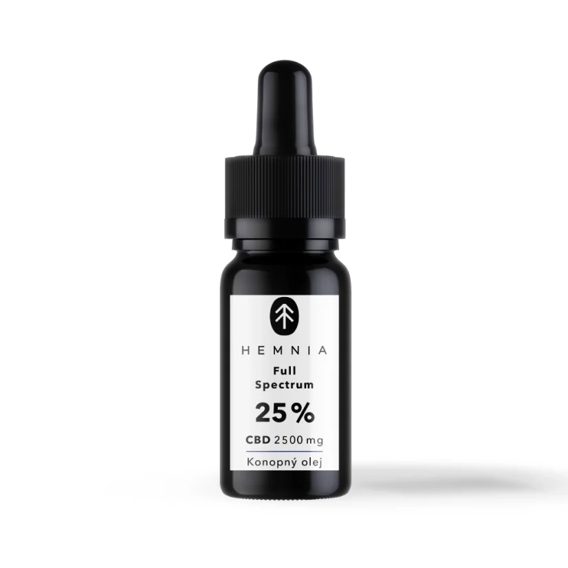 Full Spectrum CBD Huile de chanvre 25%, 2500 mg, 10 ml