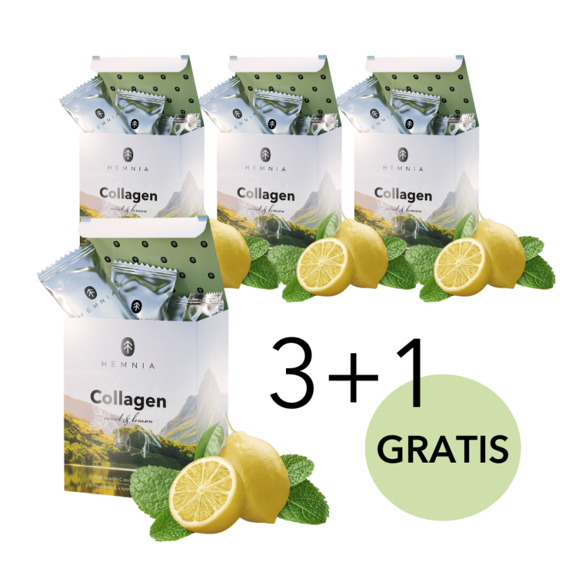 Pakket 3 + 1 Gratis Collageen met Hyaluronzuur