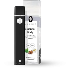Body Protection - Premium Functional CBC and CBG Vape Pen, basil