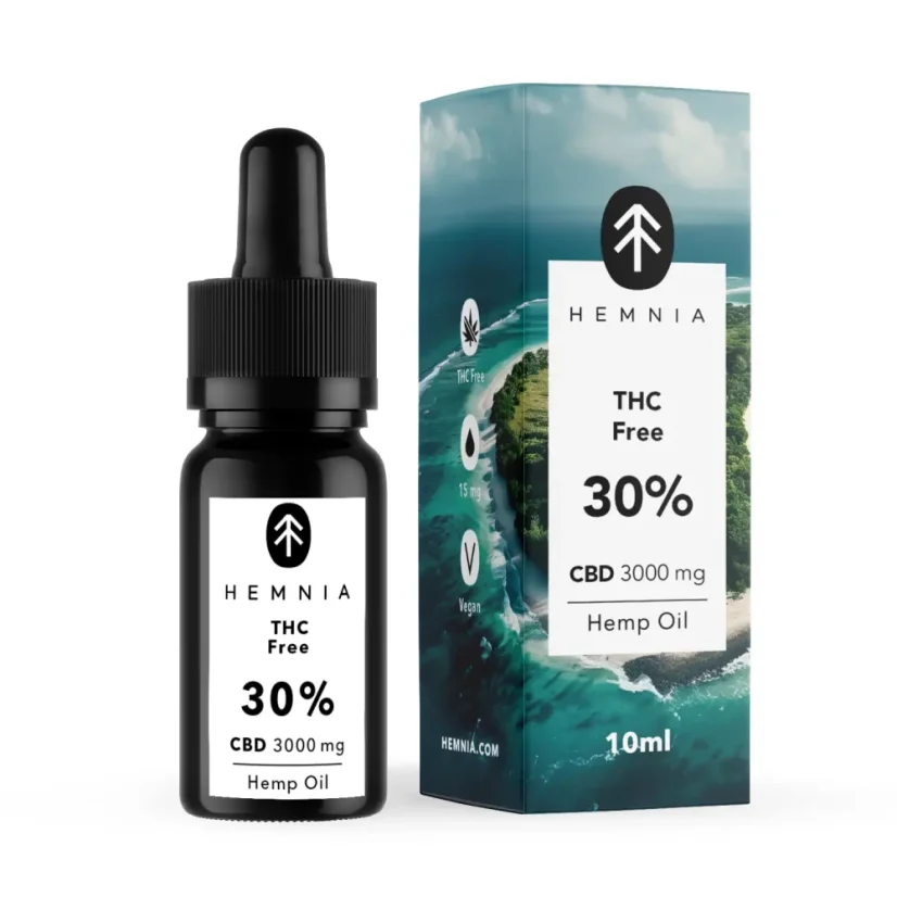 CBD Olje 30% Brez THC, 3000 mg, 10 ml