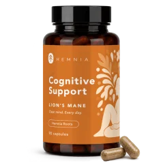 Hemnia Lauvas galvas sēnes kapsulas 90 x 500 mg