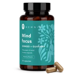 Hemnia Ginkgo + Guarana Capsules 30 x 500 mg